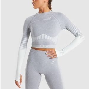 Gymshark Amplify Seamless Long Sleeve Crop Top